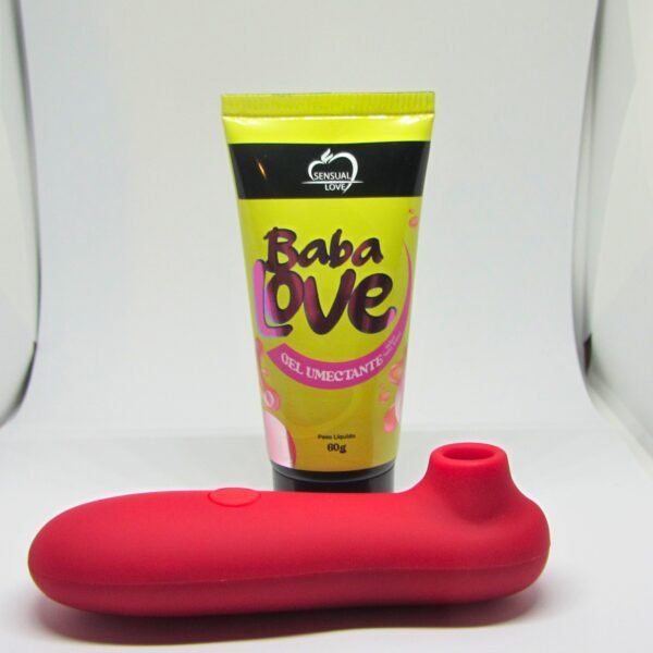 Kit Beijos e Sensações – Vibrador Beijinhos + Gel Beijável BabaLove